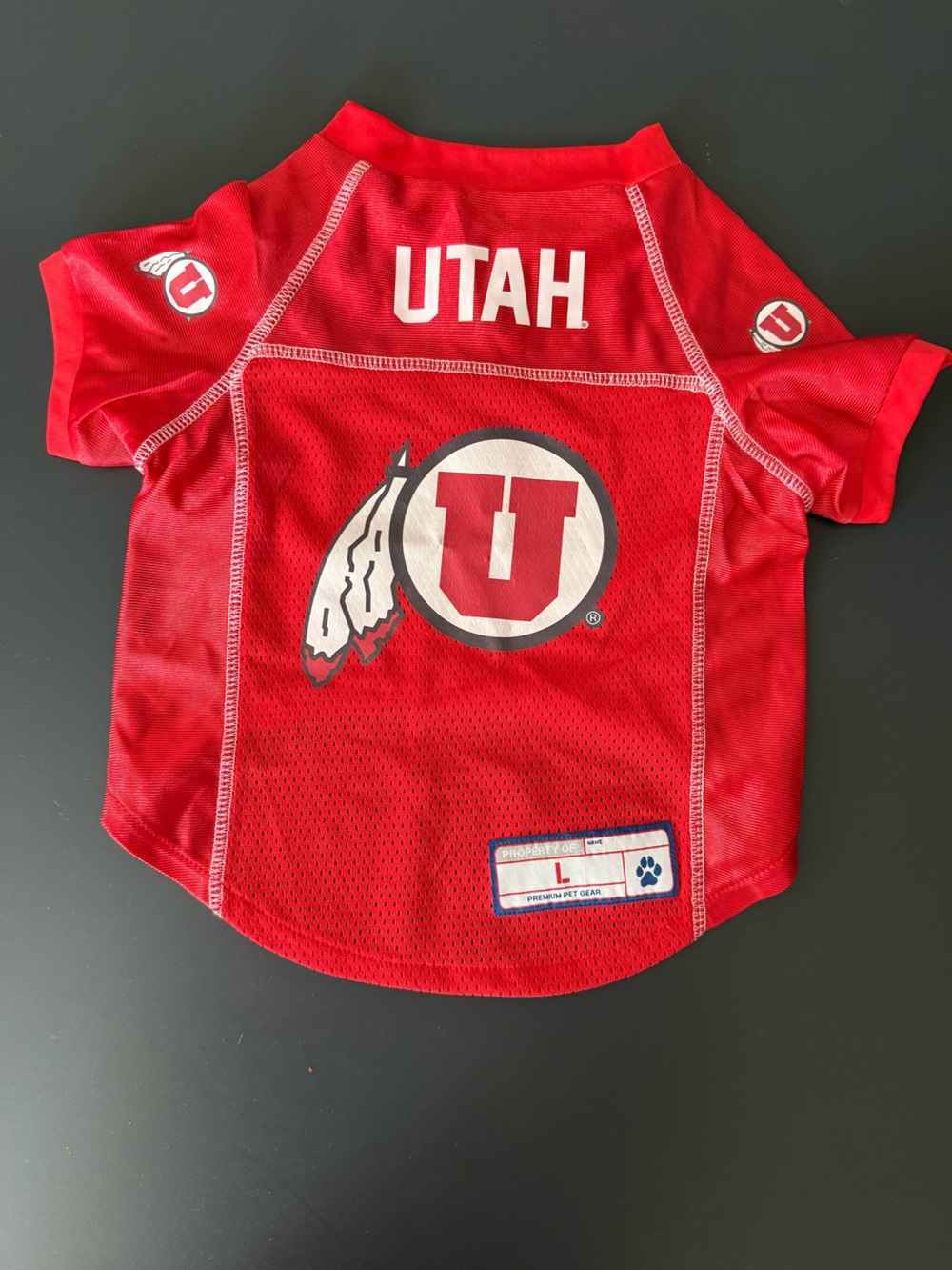 Little Earth University of Utah Utes Red Pet Jersey